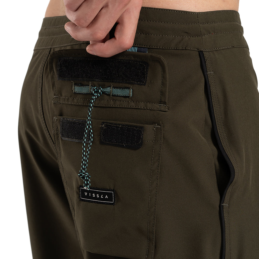 Boardshorts Vissla Solid Sets Army Green 18,5"