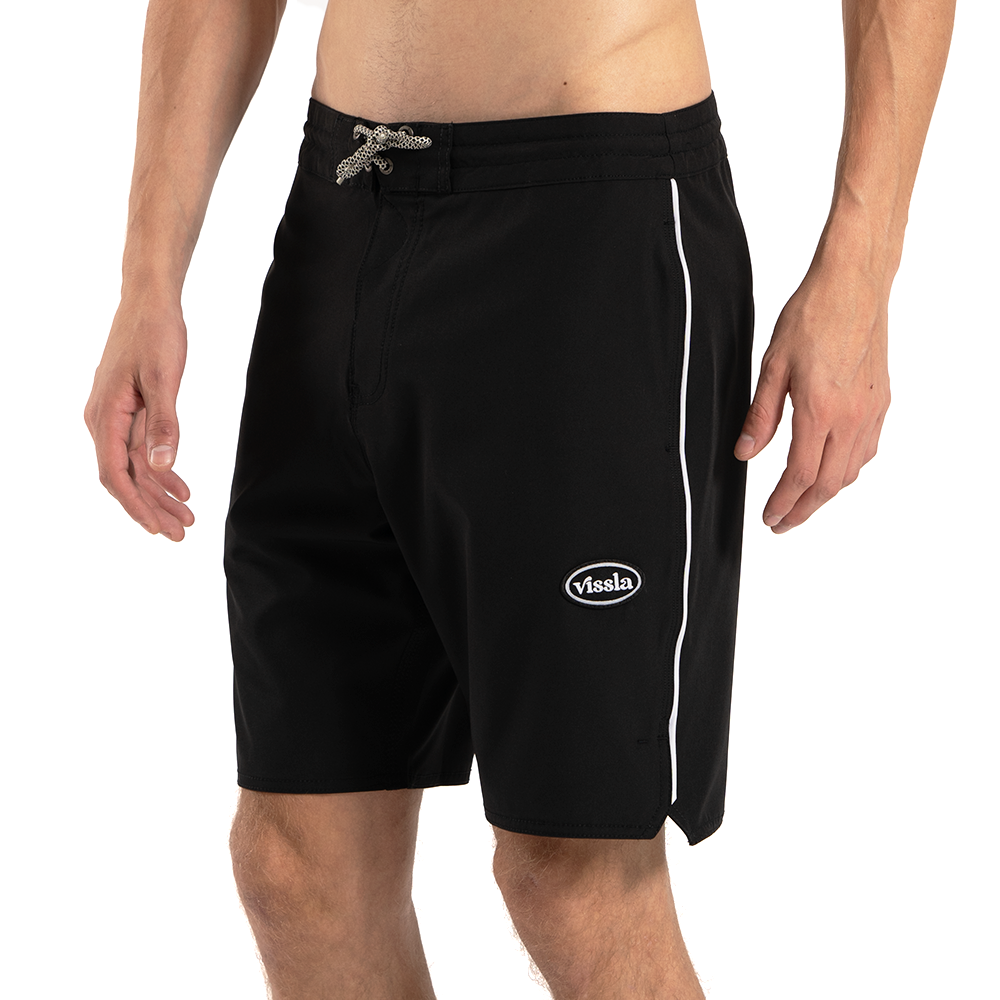 Boardshorts Vissla Solid Sets Preto 18,5"