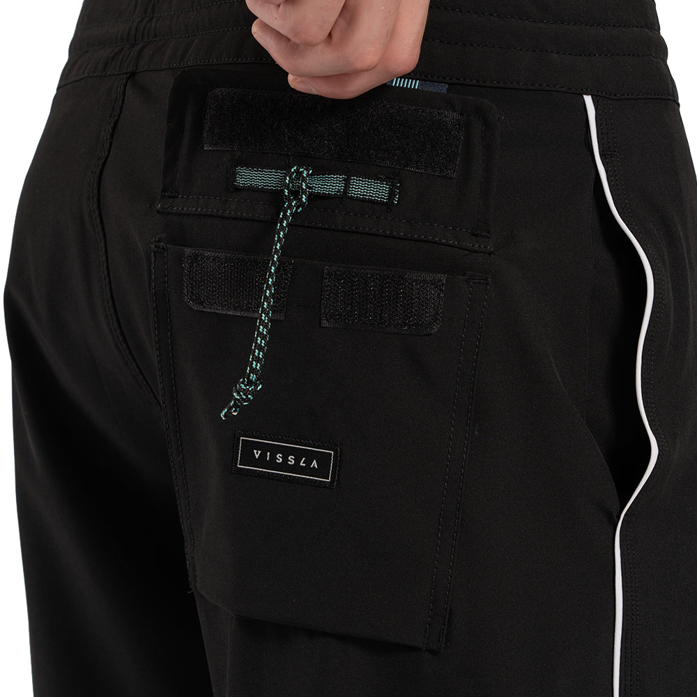 Boardshorts Vissla Solid Sets Preto 18,5"