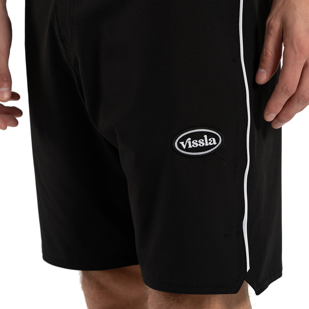 Boardshorts Vissla Solid Sets Preto 18,5"