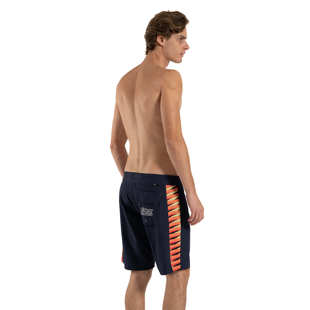 Boardshorts Vissla Woodside Tesseract Azul Escuro