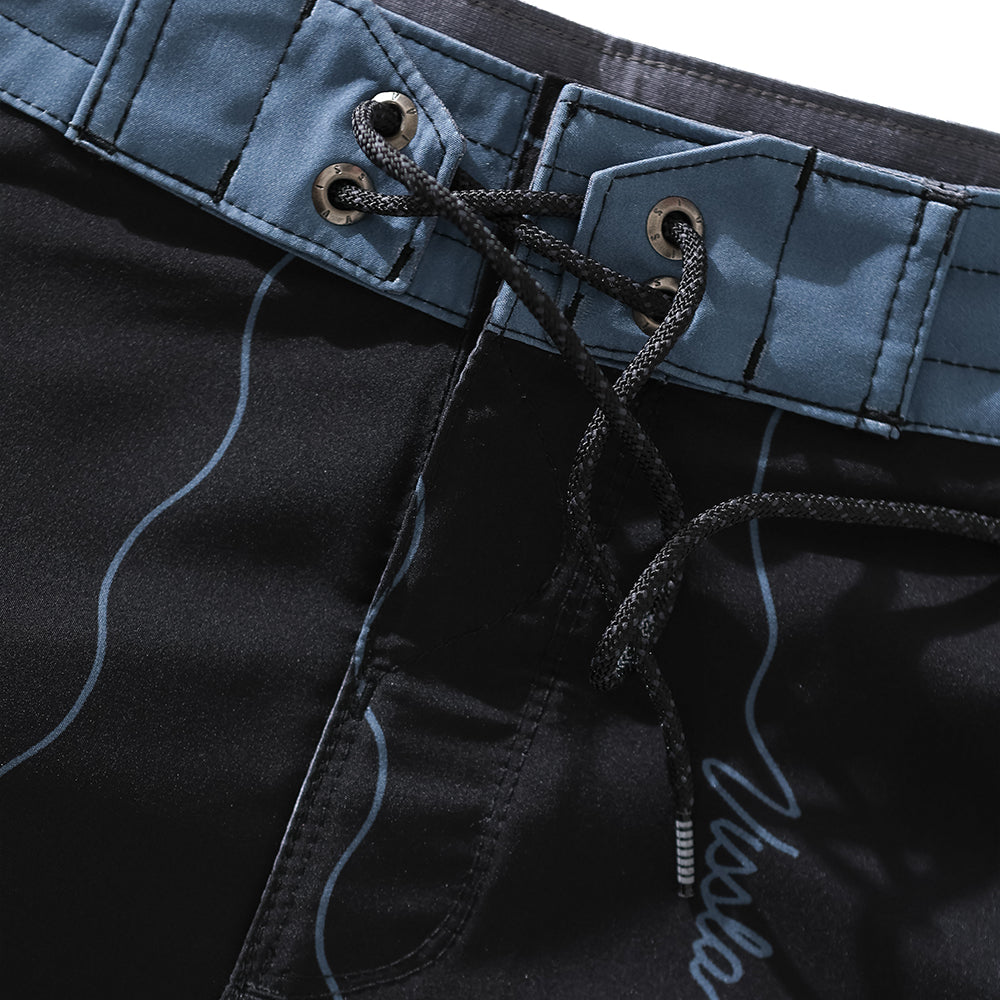 Boardshorts 18,5" Vissla Round Up 4-Way Stretch Preto