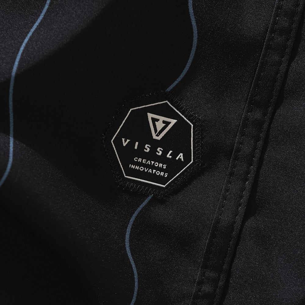 Boardshorts 18,5" Vissla Round Up 4-Way Stretch Preto