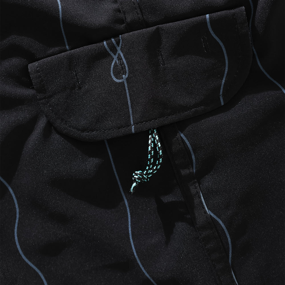 Boardshorts 18,5" Vissla Round Up 4-Way Stretch Preto