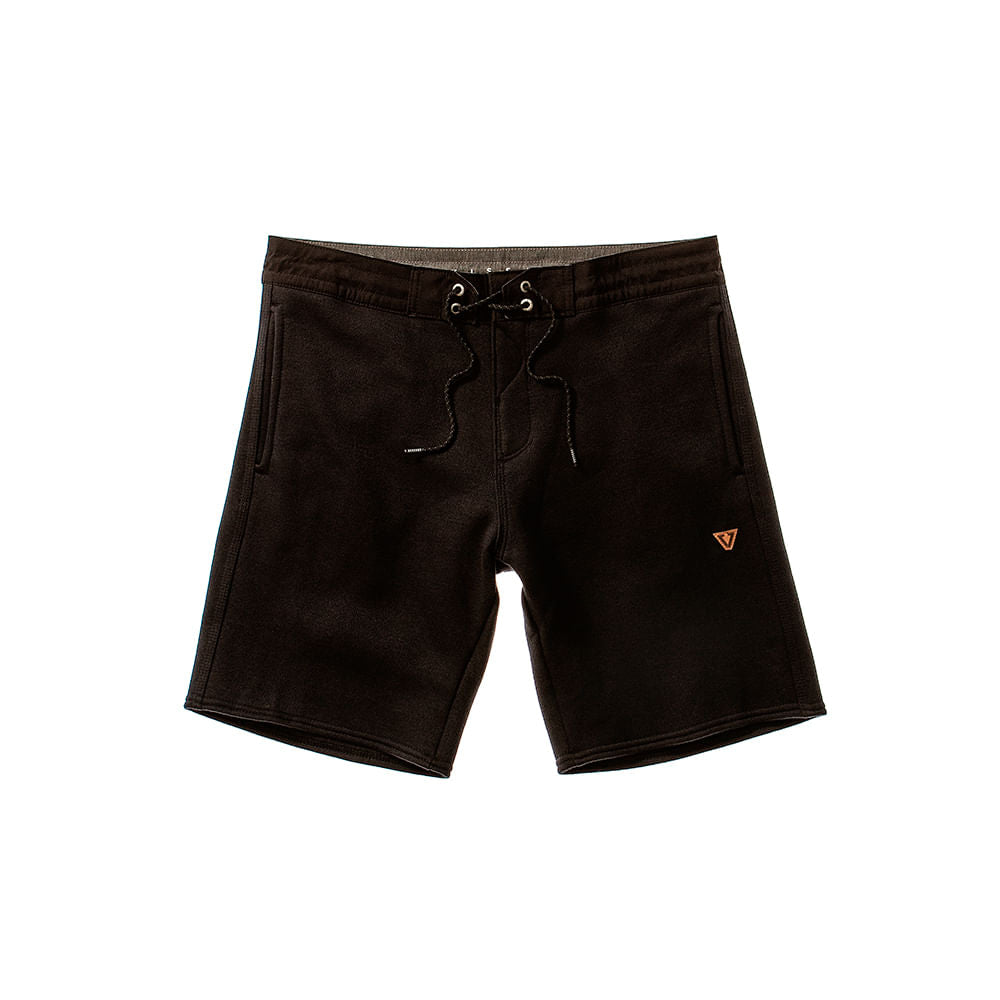 Walkshort Sofa Surfer Vissla 18,5'' Solid Sets Preto