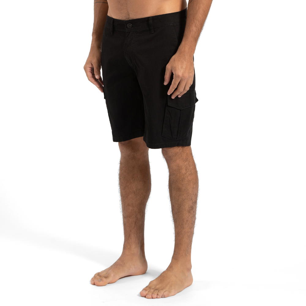 Walkshort Cargo Vissla 19'' High Tide Preto