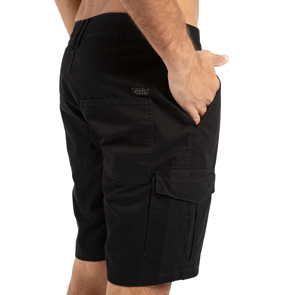 Walkshort Cargo Vissla 19'' High Tide Preto