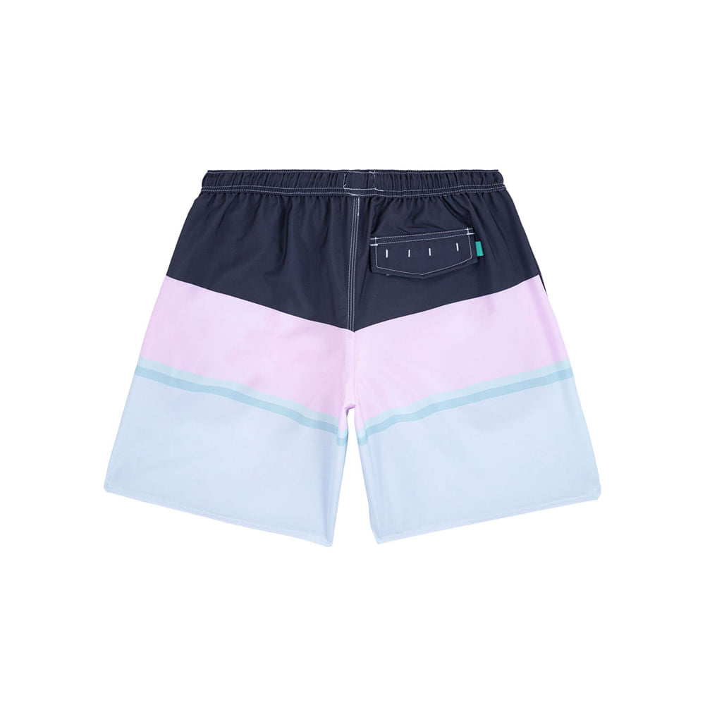 Shorts Elástico Vissla Point Breaker 17.5" Preto