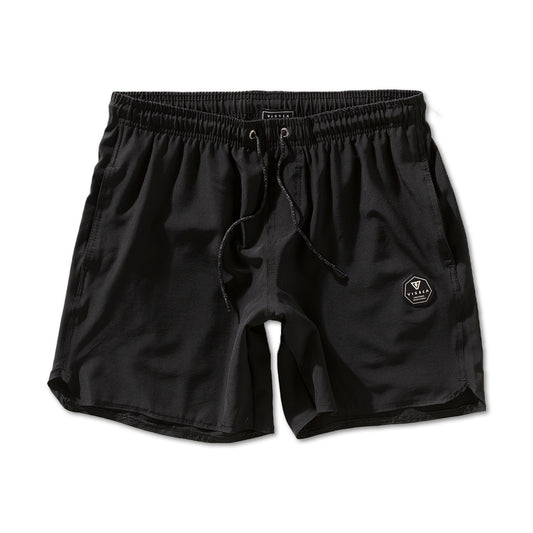 Shorts Elástico Vissla 17,5'' Breakers Preto