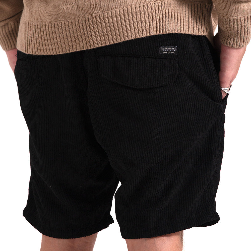 Shorts Vissla 18'' No See Cord Preto