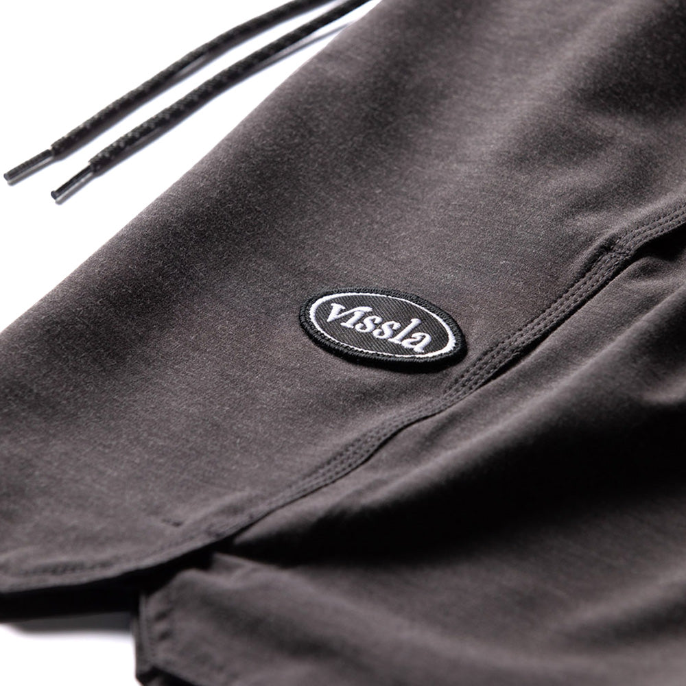 Shorts Vissla 17,5" Solid Sets Preto