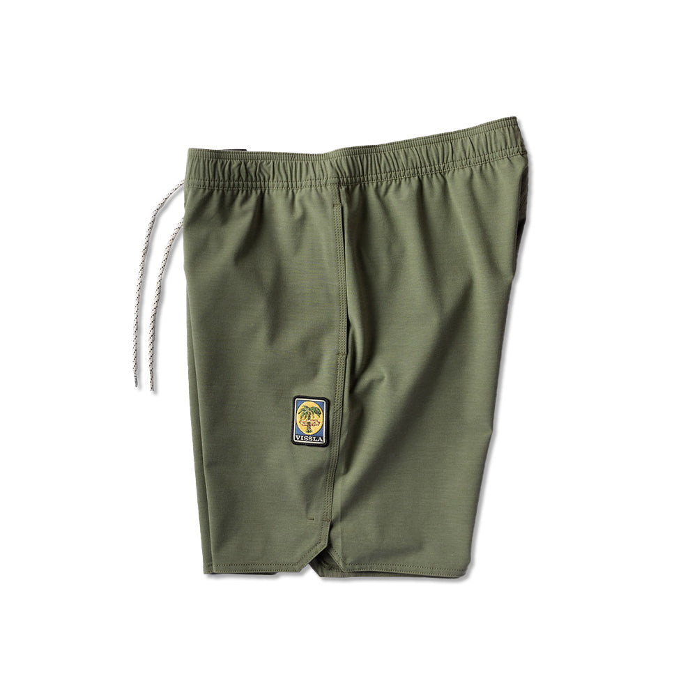Shorts Vissla 17,5" Solid Sets Verde
