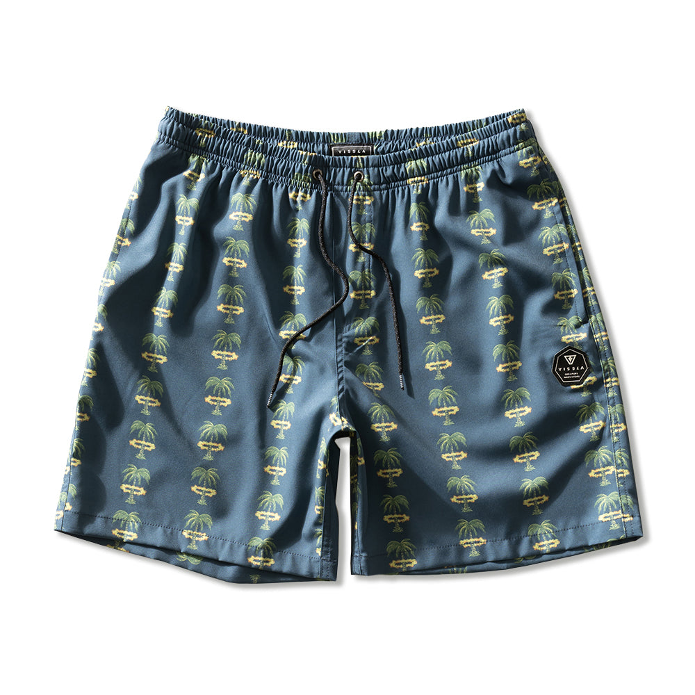Shorts Elástico 17,5 Grafite Vissla Atomic Palms