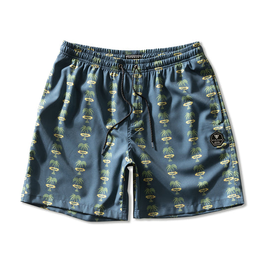 Shorts Elástico 17,5 Grafite Vissla Atomic Palms