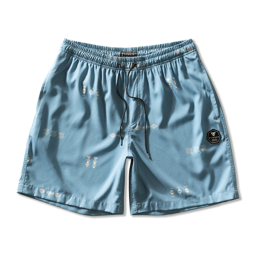 Shorts 17,5 Azul Vissla Shoreline
