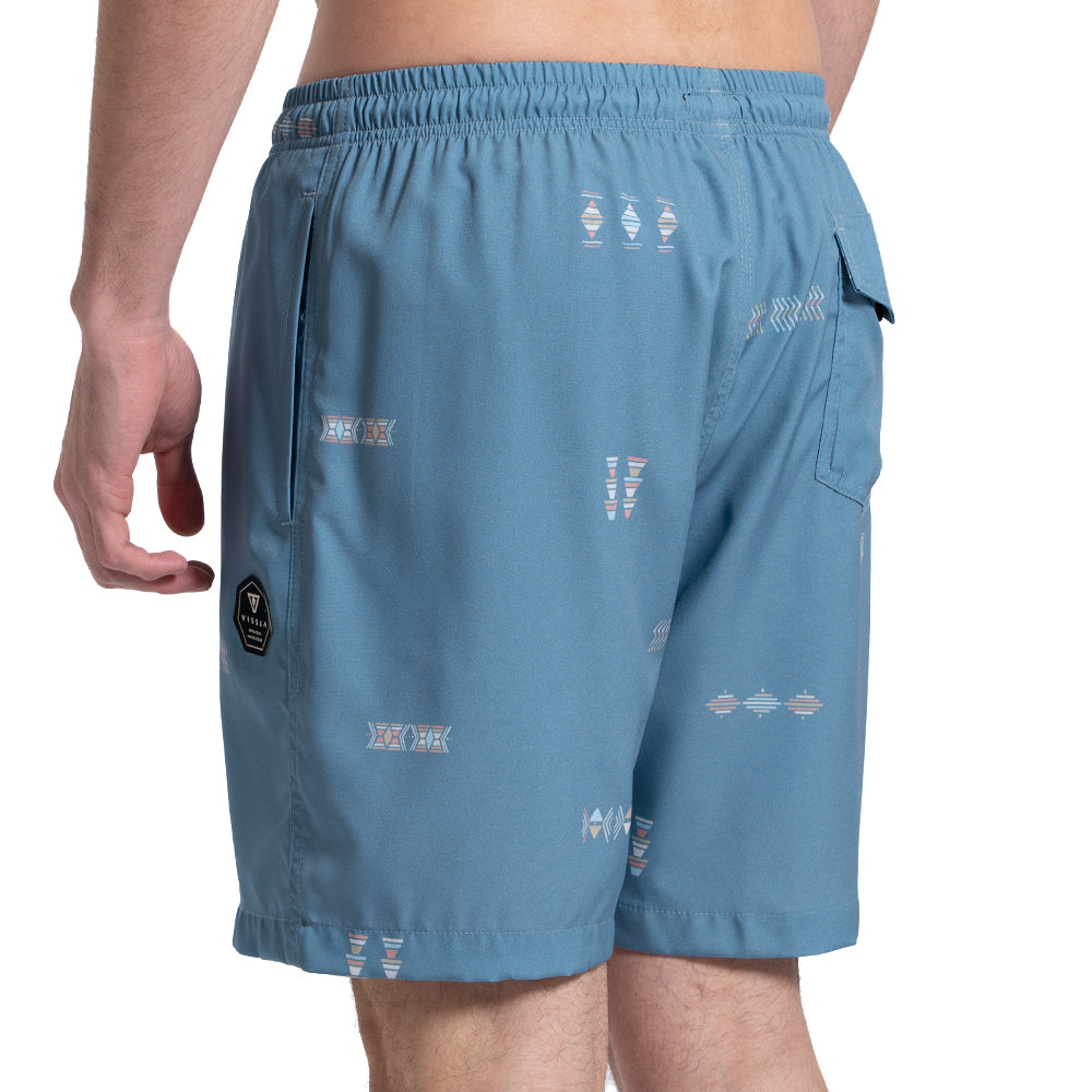 Shorts 17,5 Azul Vissla Shoreline