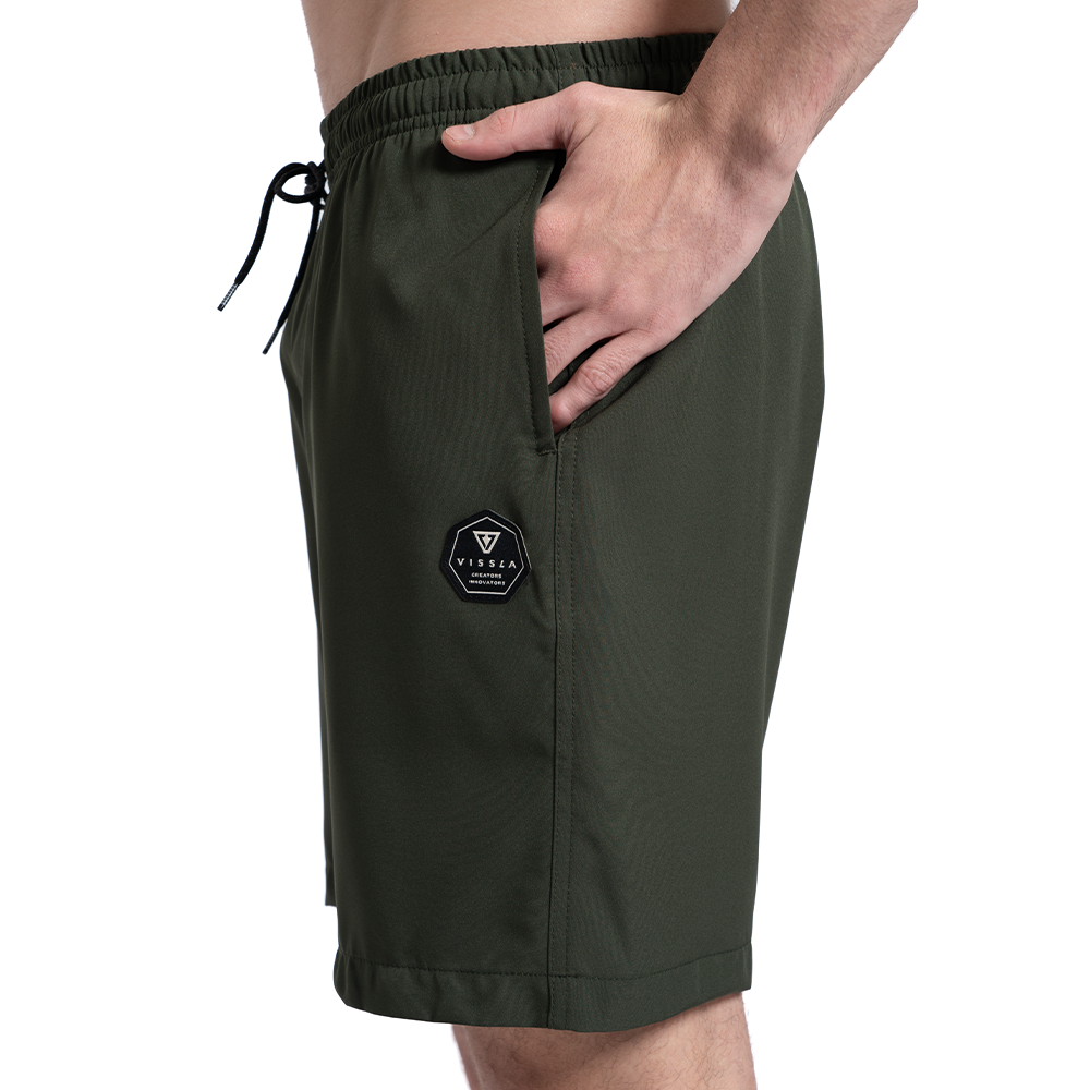 Shorts 17,5 Verde Vissla Breakers