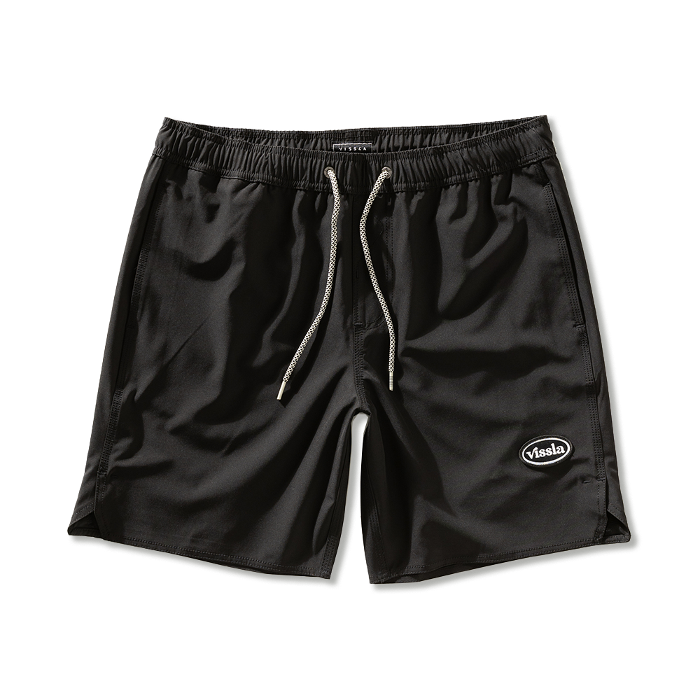 Shorts Elástico Vissla No See Preto 18"