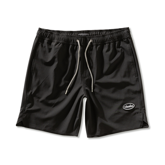 Shorts Elástico Vissla No See Preto 18"