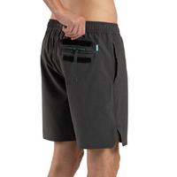 Thumbnail for Shorts Elástico Vissla No See Dark Grey Heather 18"