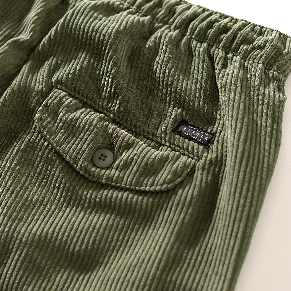 Shorts Elástico Vissla No See Cord Verde 18"