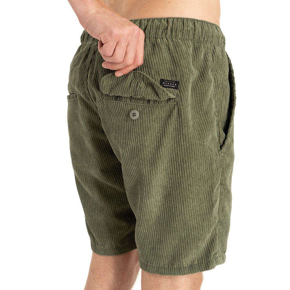 Shorts Elástico Vissla No See Cord Verde 18"