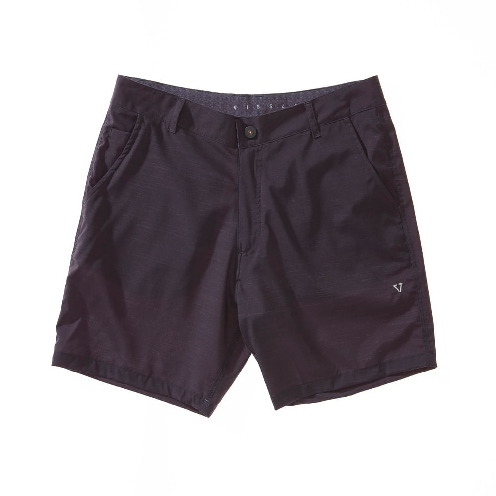 Walkshort Híbrido Vissla Fin Rope Preto