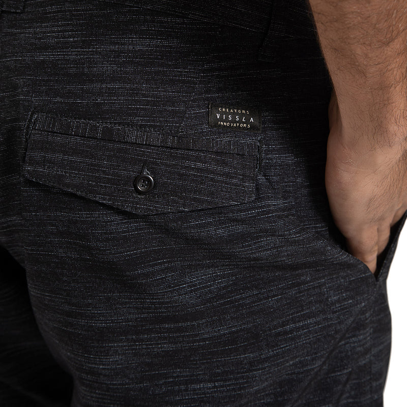 Walkshort Híbrido Vissla 18,5'' Fin Rope Preto