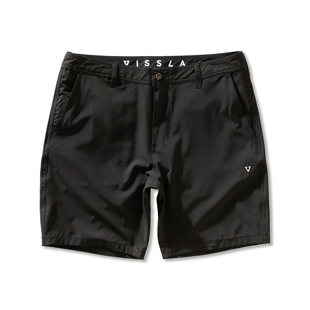 Bermuda Híbrida Vissla Cutlap Preto 18,5"