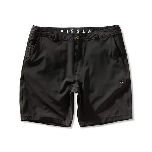 Bermuda Híbrida Vissla Cutlap Preto 18,5"