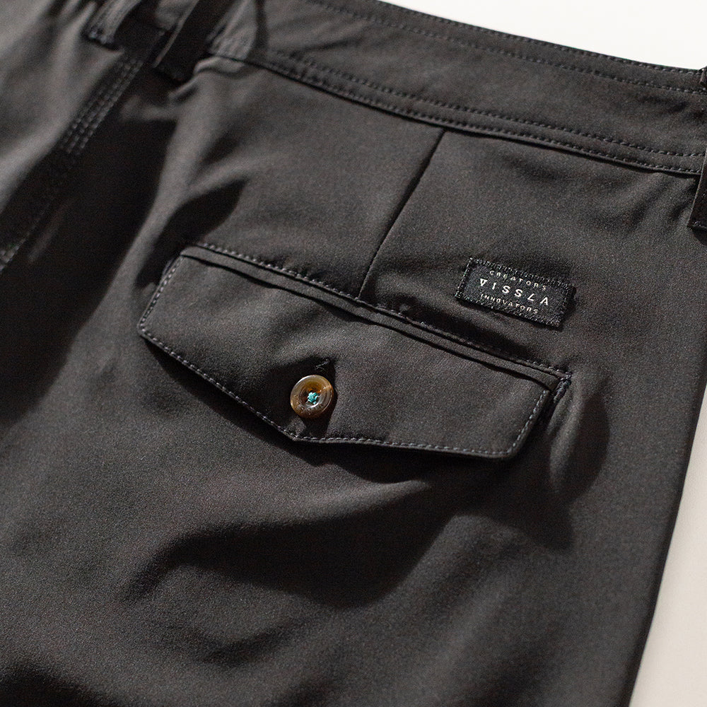 Bermuda Híbrida Vissla Cutlap Preto 18,5"