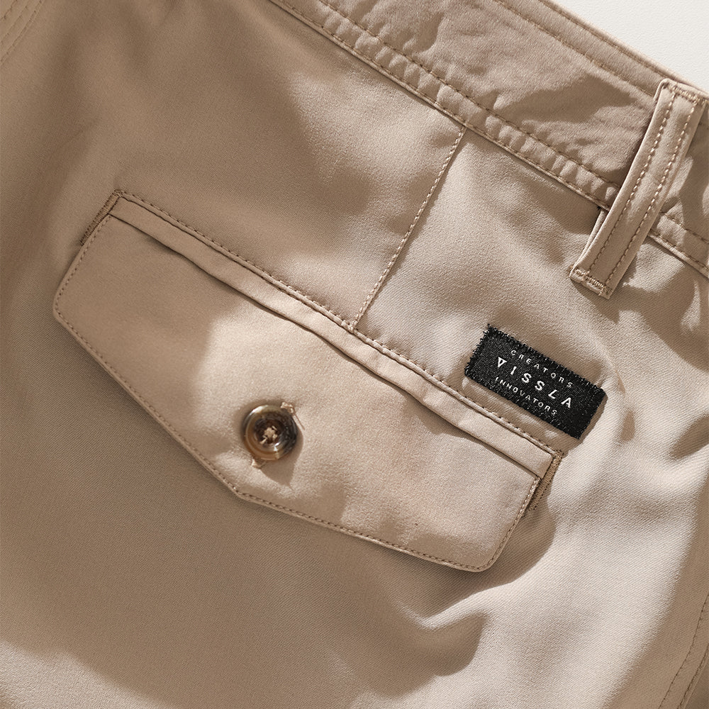 Bermuda Vissla Cutlap Híbrida Importada Khaki