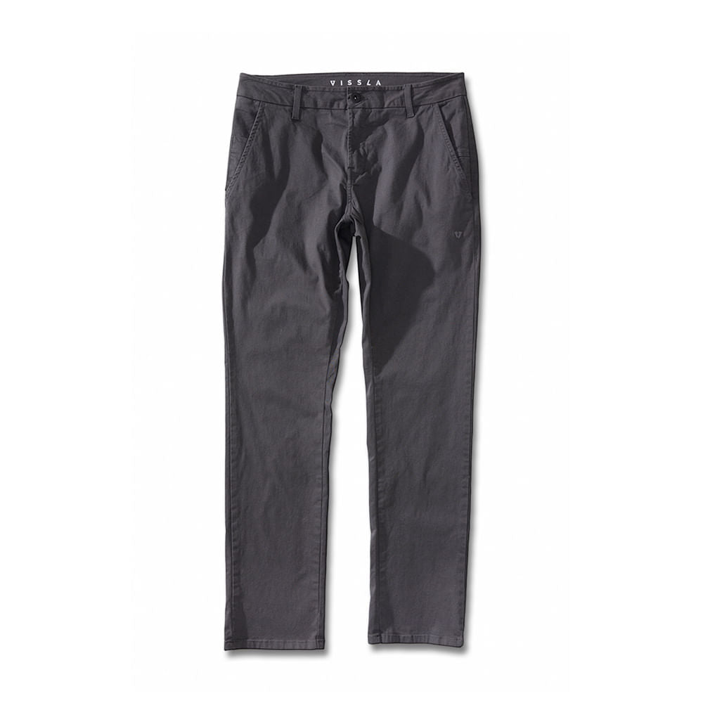 Calça Chino Vissla High Tide Grafite