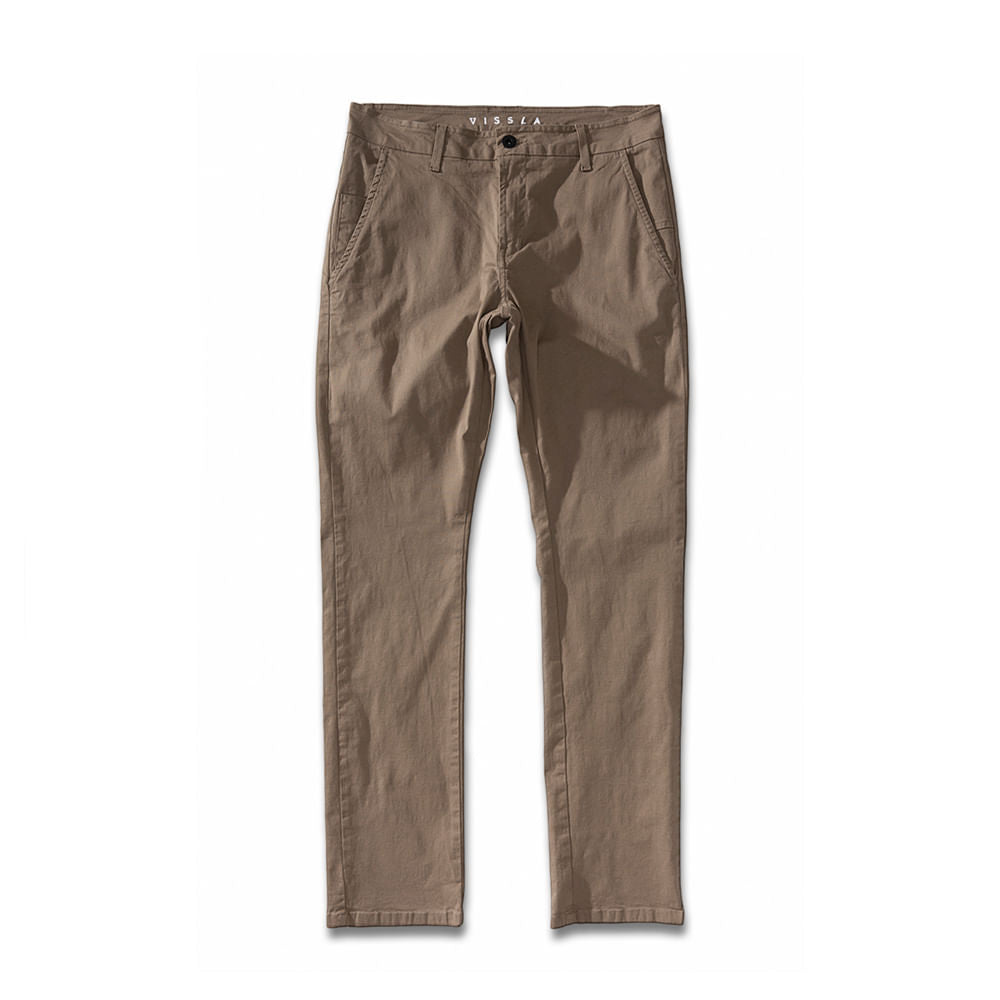 Calça Chino Vissla High Tide Khaki