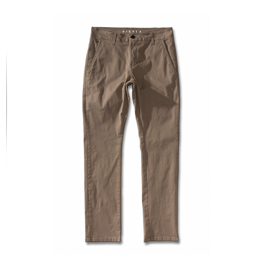 Calça Chino Vissla High Tider Marrom