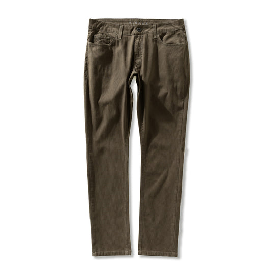 Calça Vissla Border Cord Verde 5 Pockets