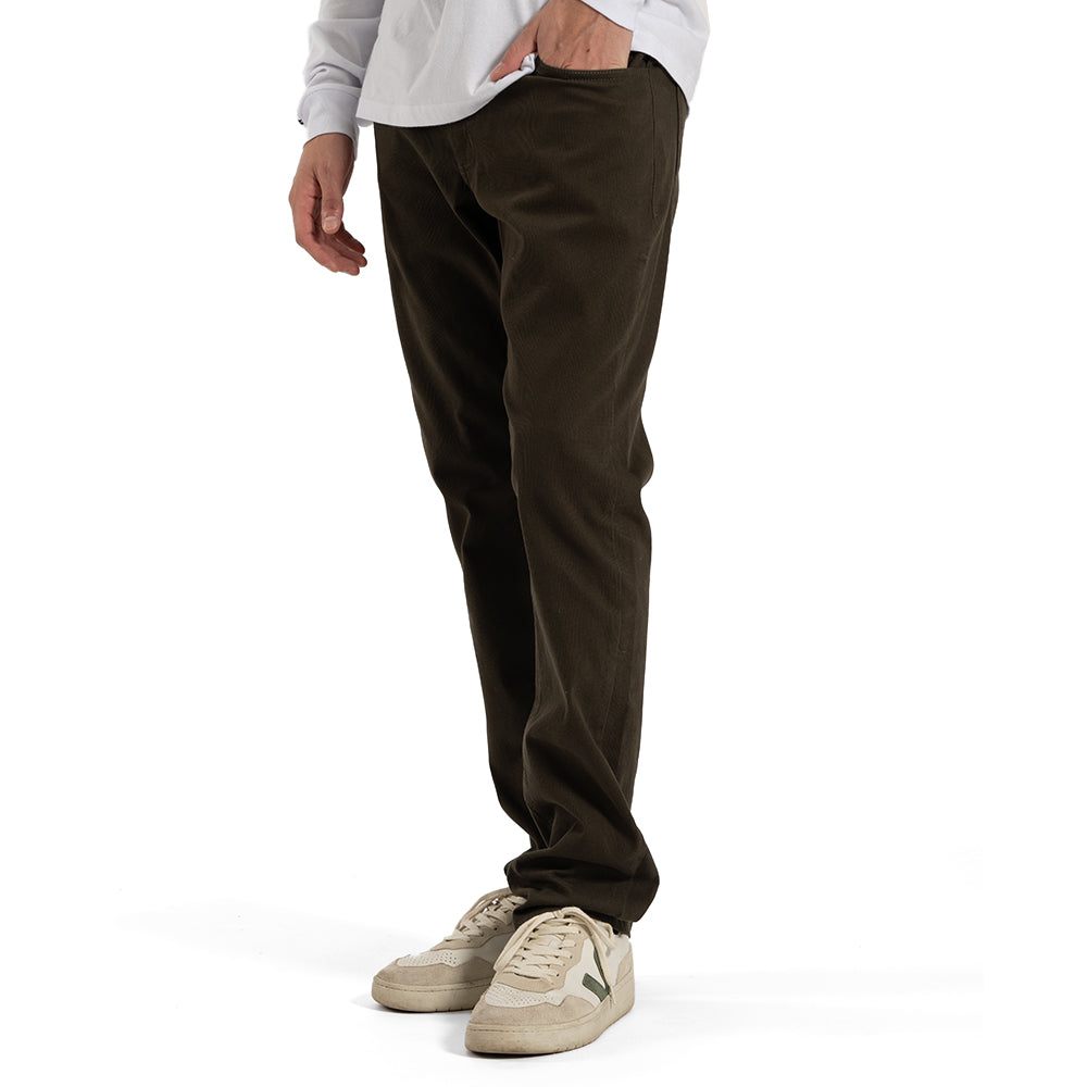 Calça Vissla Border Cord Verde 5 Pockets