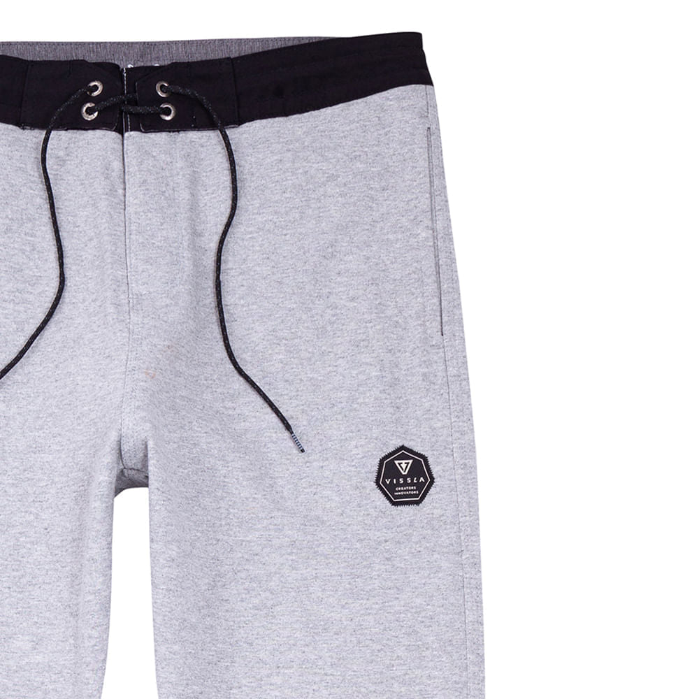 Calça Moletom Vissla Sofa Surfer Locker Cinza