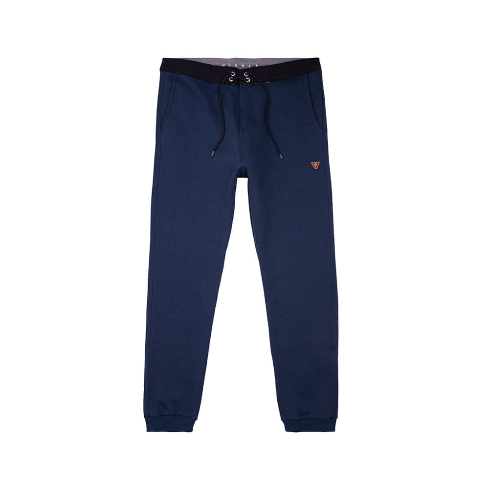 Calça Moletom Vissla Sofa Surfer Roamer Dark Denim