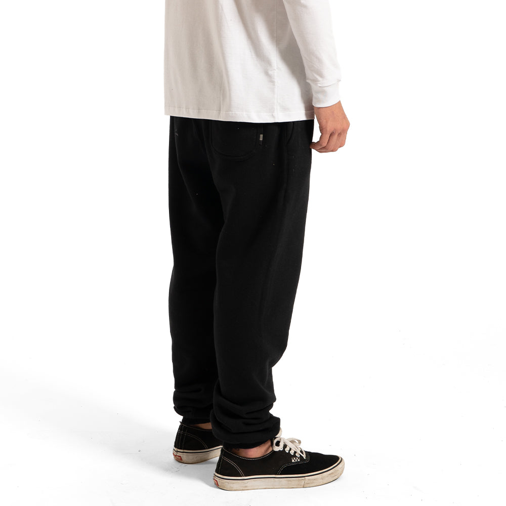 Calça Moletom Vissla Sofa Surfer Solid Sets Preto