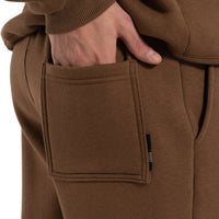 Thumbnail for Calça de Moletom Vissla Solid Sets Marrom 320g