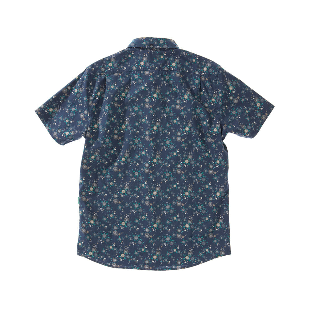 Camisa Vissla Barrier Eco Azul Marinho