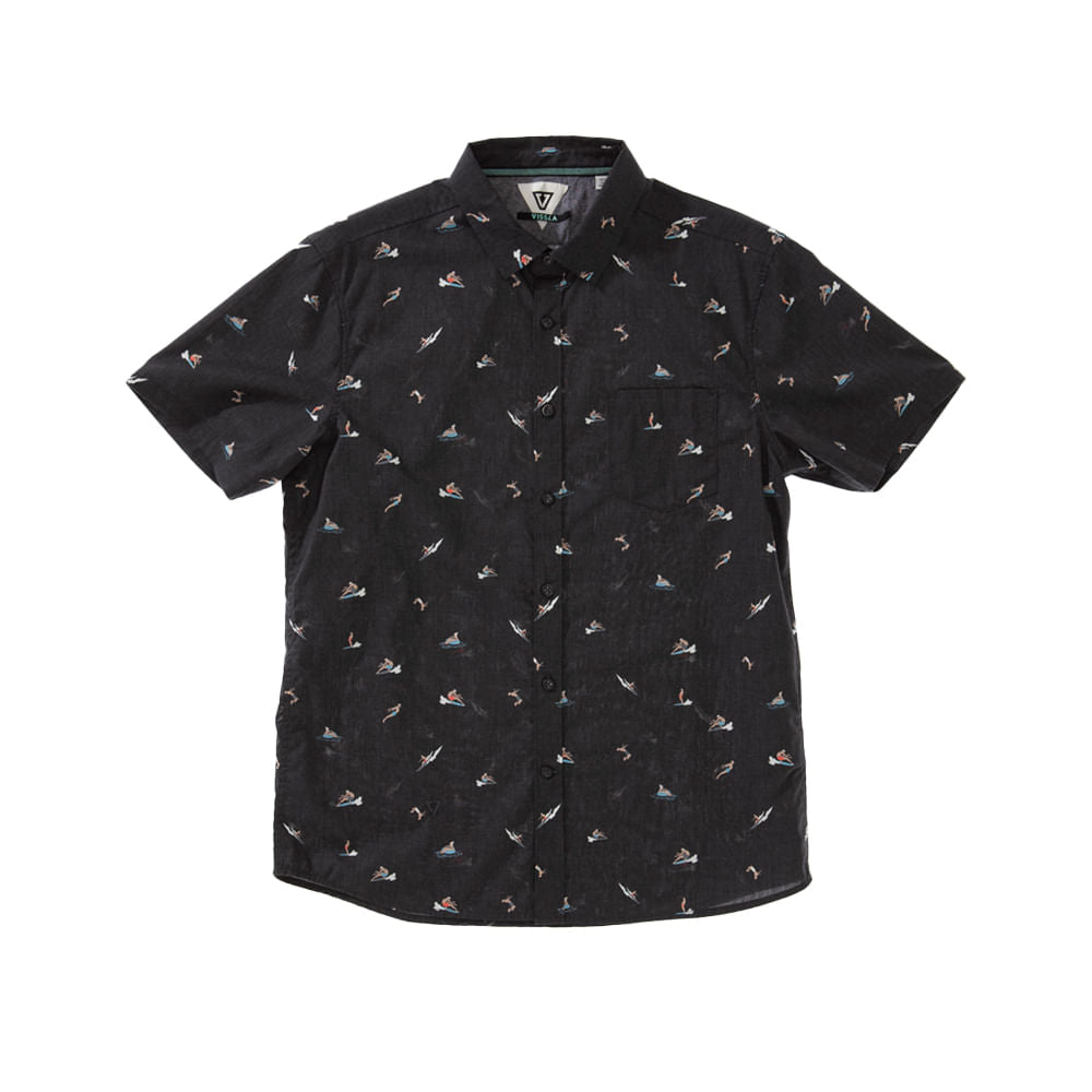 Camisa Vissla Radical Eco Preta