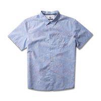 Thumbnail for Camisa Vissla Hazy Paisley Eco Heritage Blue