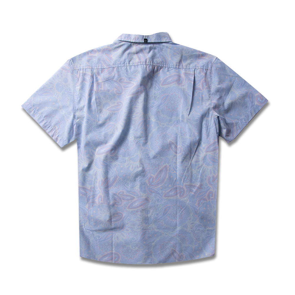 Camisa Vissla Hazy Paisley Eco Heritage Blue