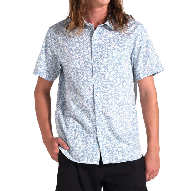 Camisa Vissla Superbloom Eco Azul