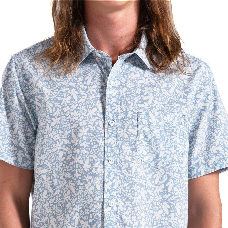 Camisa Vissla Superbloom Eco Azul
