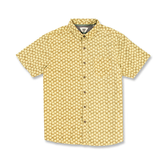 Camisa Vissla Sunburnt Shred Dourado Eco