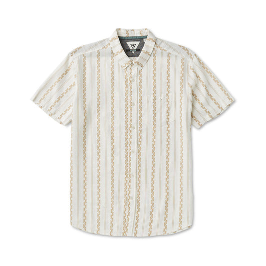Camisa Manga Curta Vissla Four Doors Vintage White