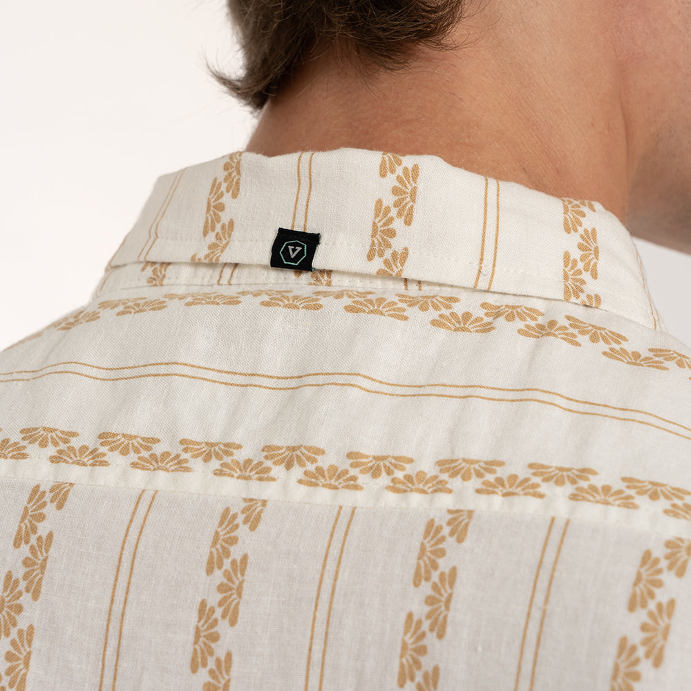 Camisa Manga Curta Vissla Four Doors Vintage White